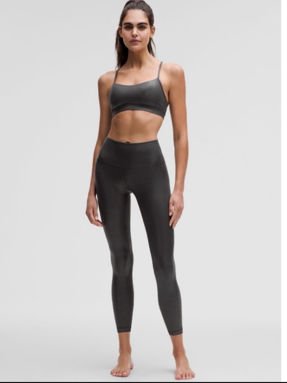 Lululemon • Align Ribbed Pants 25” Shine • NWT